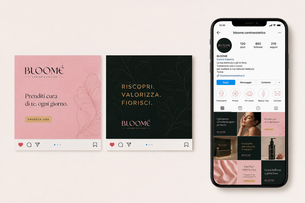 BLOOMÈ - BRAND IDENTITY CENTRO ESTETICO
