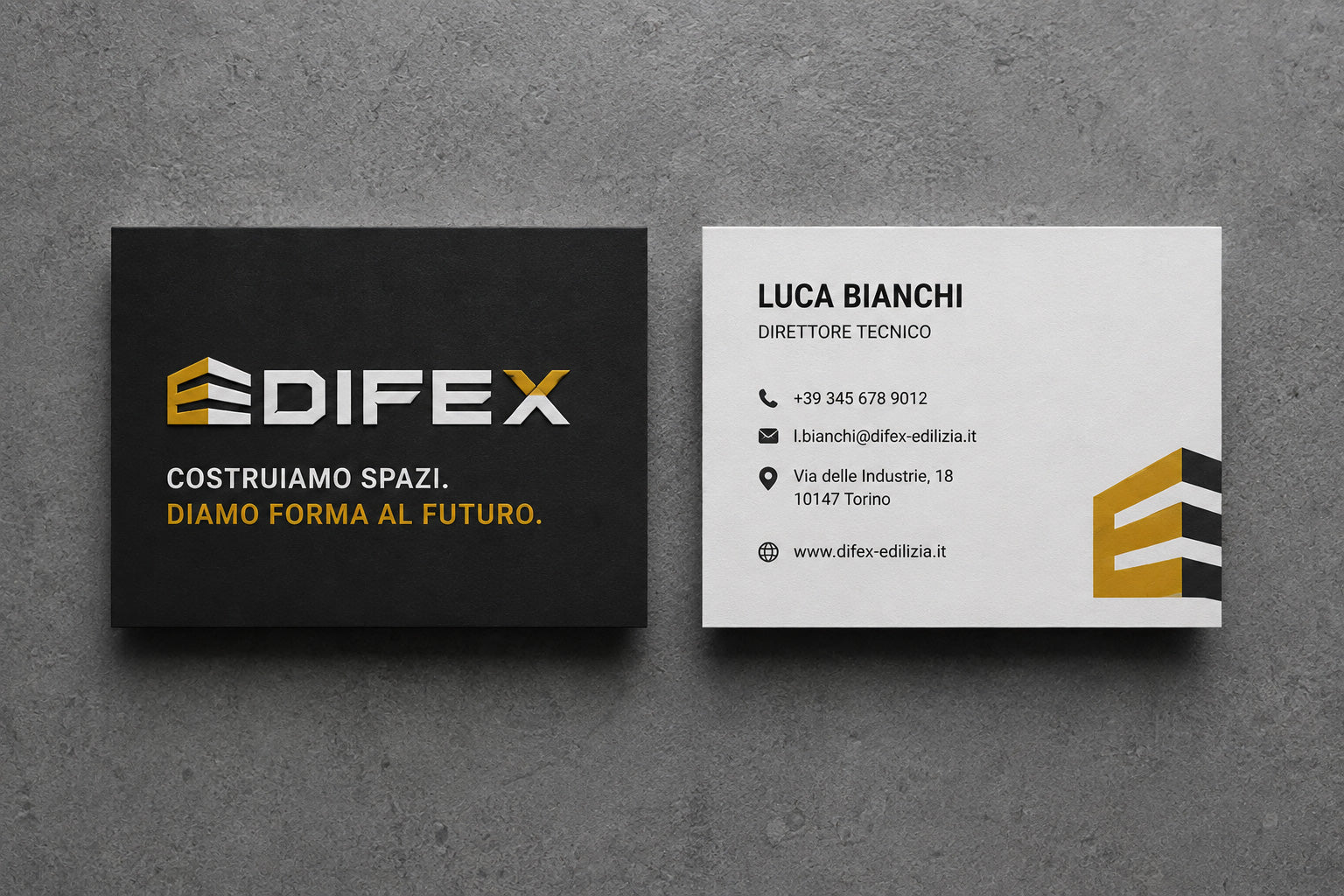 DIFEX - BRAND IDENTITY IMPRESA EDILE