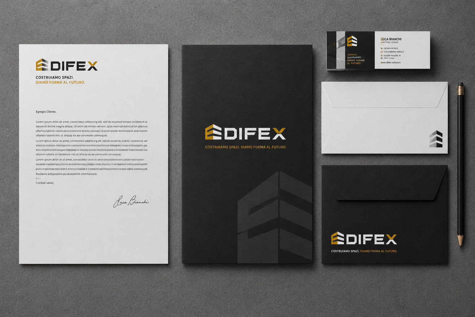 DIFEX - BRAND IDENTITY IMPRESA EDILE