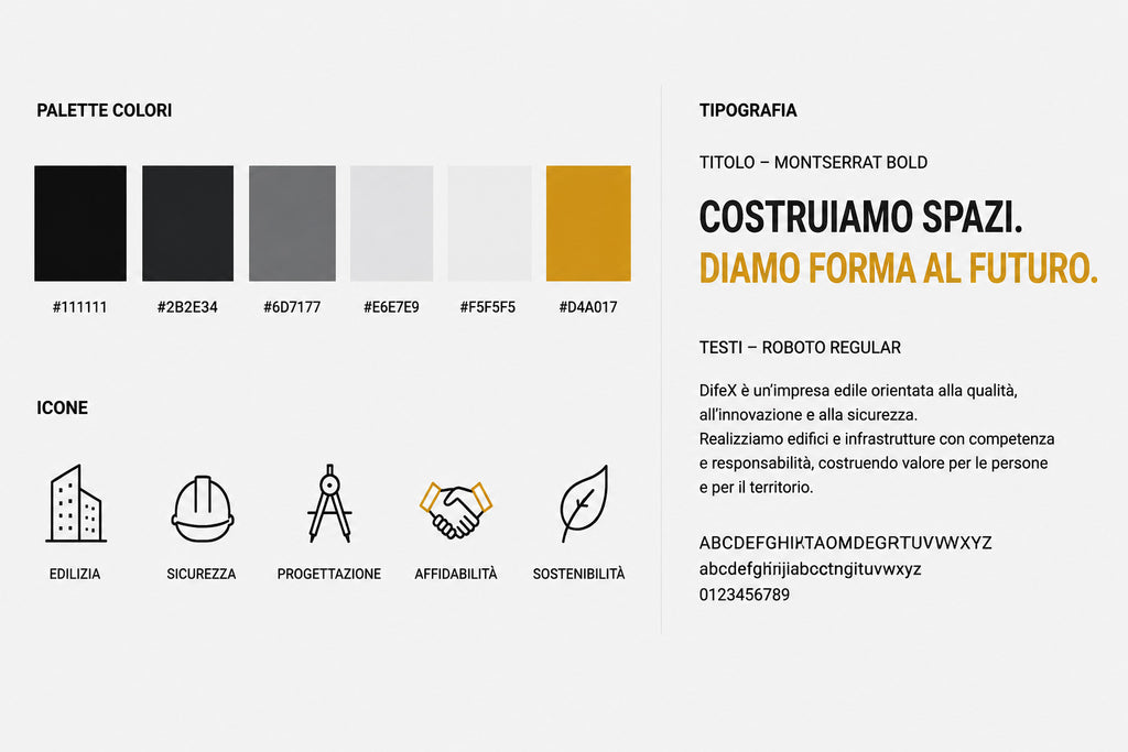 DIFEX - BRAND IDENTITY IMPRESA EDILE