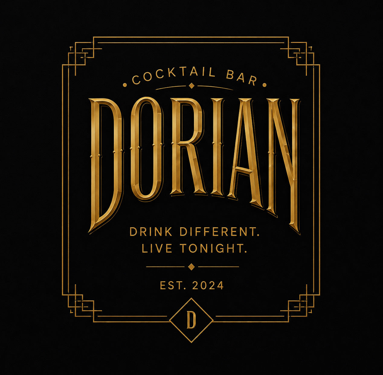 DORIAN - BRAND IDENTITY COCKTAIL BAR