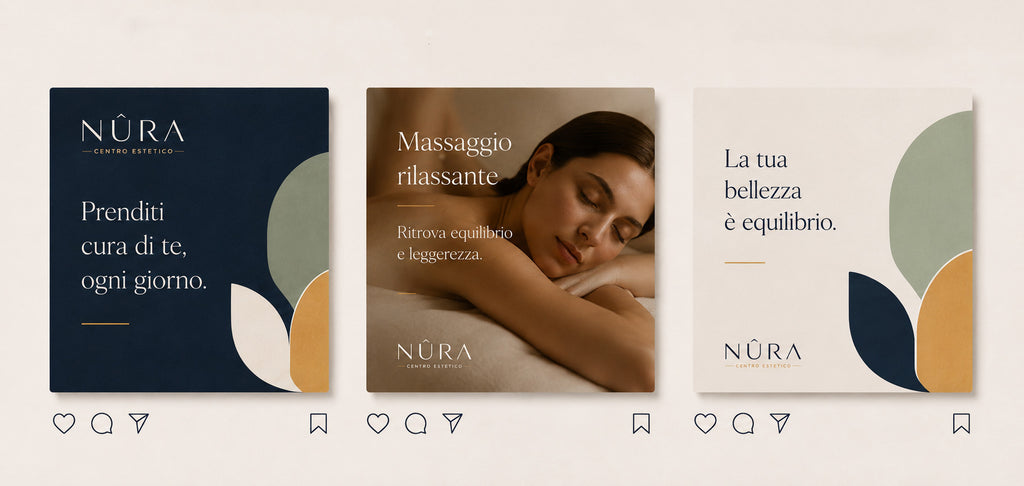 NURA - BRAND IDENTITY CENTRO ESTETICO