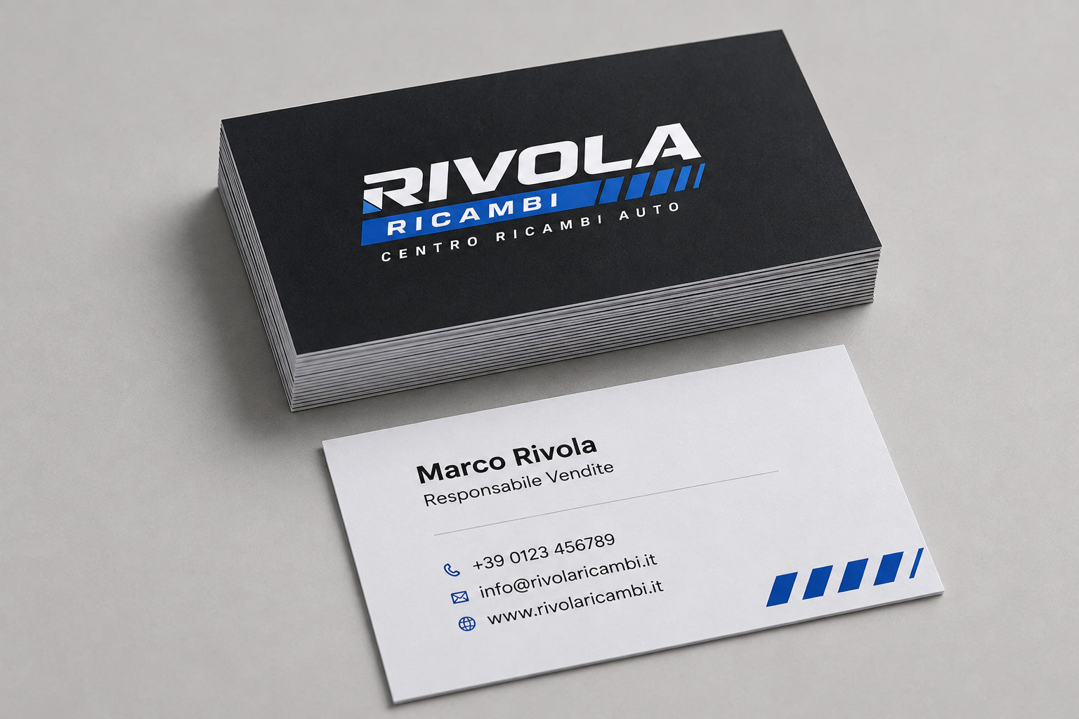 RIVOLA - BRAND IDENTITY CENTRO RICAMBI AUTO