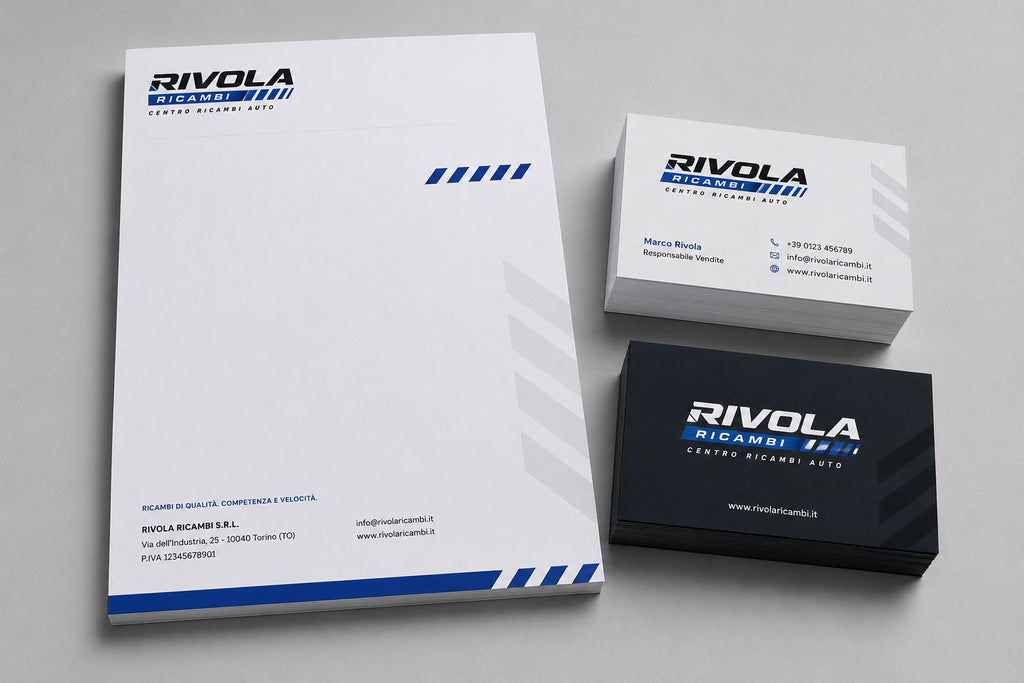 RIVOLA - BRAND IDENTITY CENTRO RICAMBI AUTO
