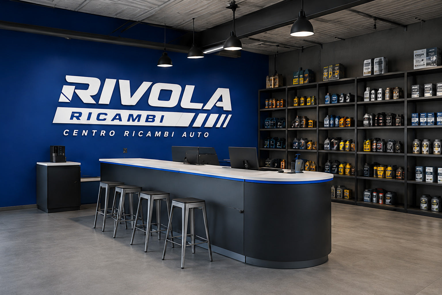RIVOLA - BRAND IDENTITY CENTRO RICAMBI AUTO