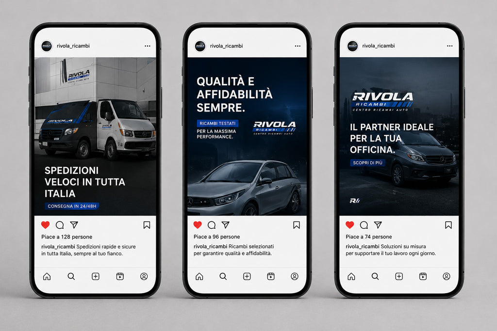 RIVOLA - BRAND IDENTITY CENTRO RICAMBI AUTO