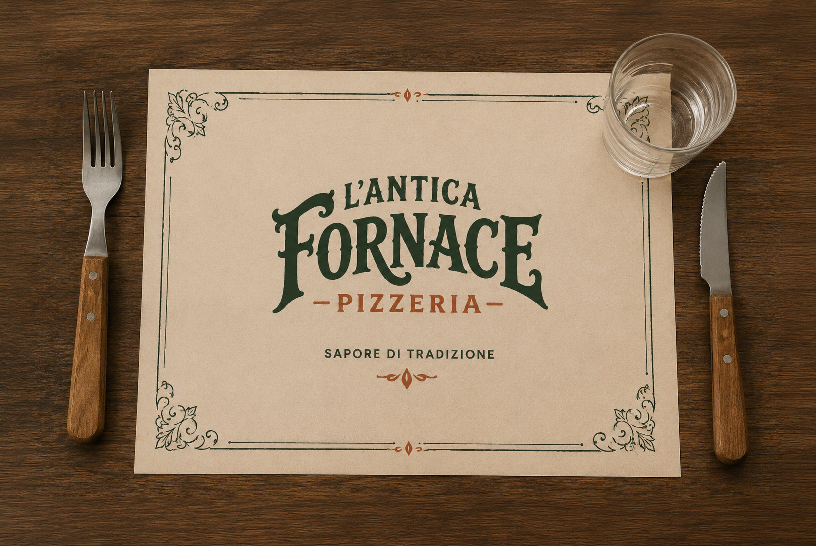L'ANTICA FORNACE - BRAND IDENTITY PIZZERIA