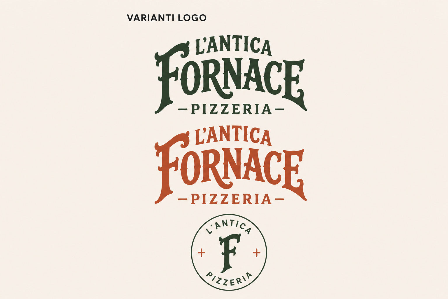 L'ANTICA FORNACE - BRAND IDENTITY PIZZERIA