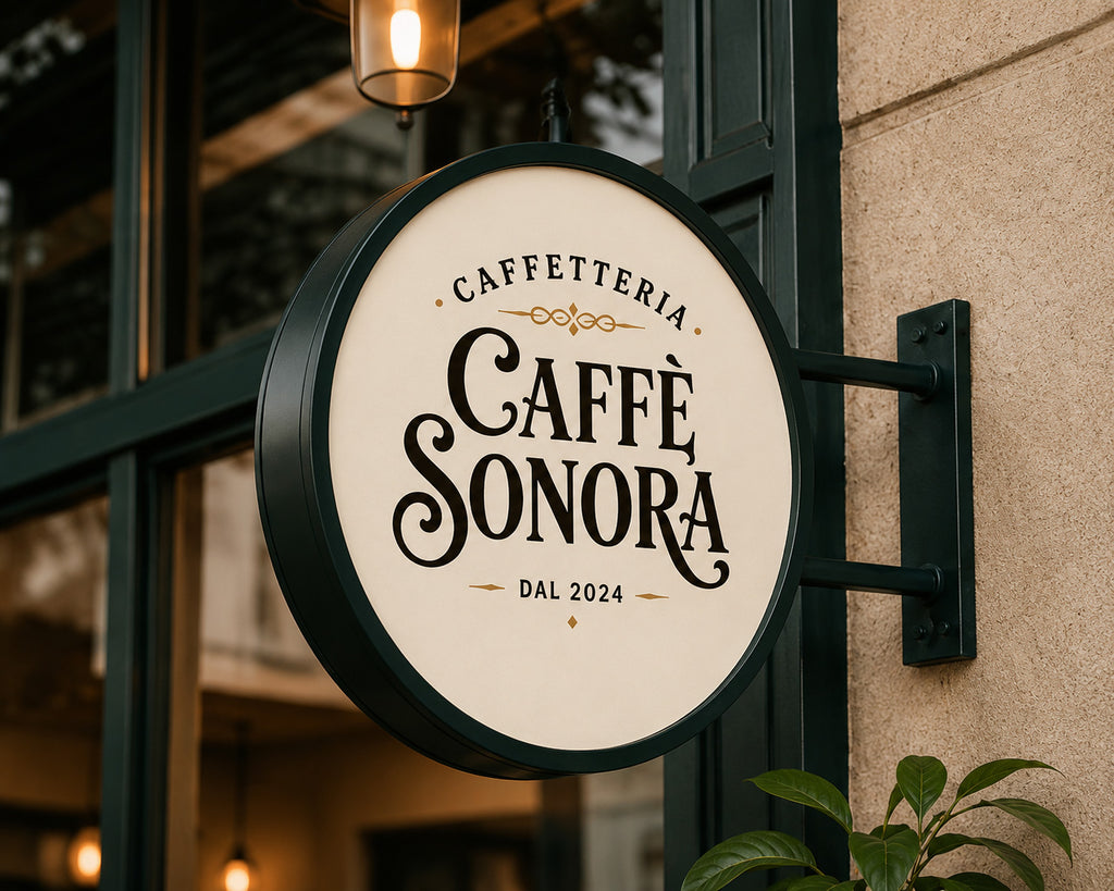 SONORA - BRAND IDENTITY CAFFETTERIA BAR