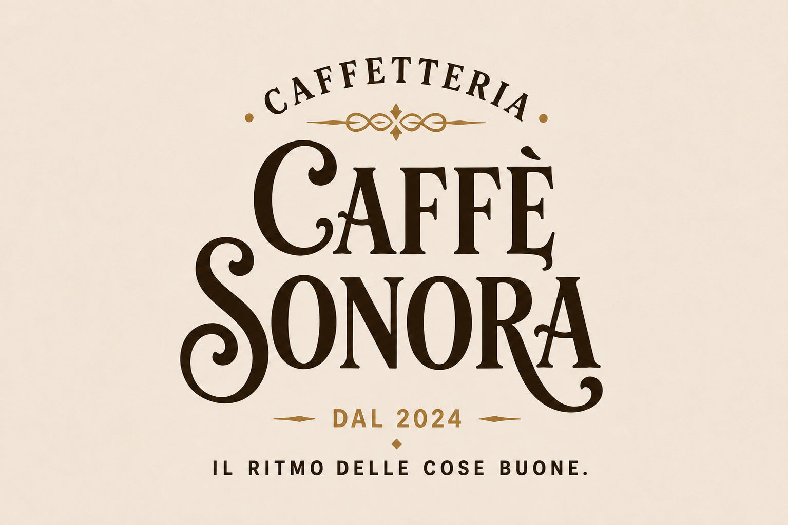 SONORA - BRAND IDENTITY CAFFETTERIA BAR