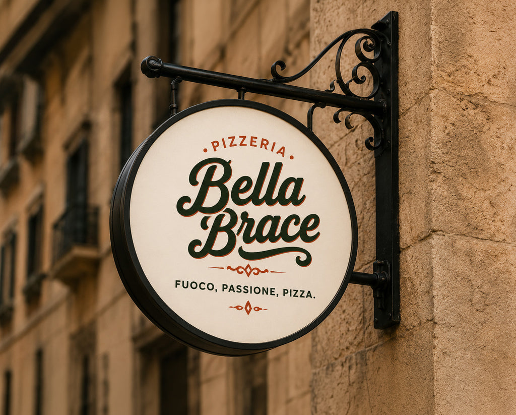 BELLA BRACE - BRAND IDENTITY PIZZERIA
