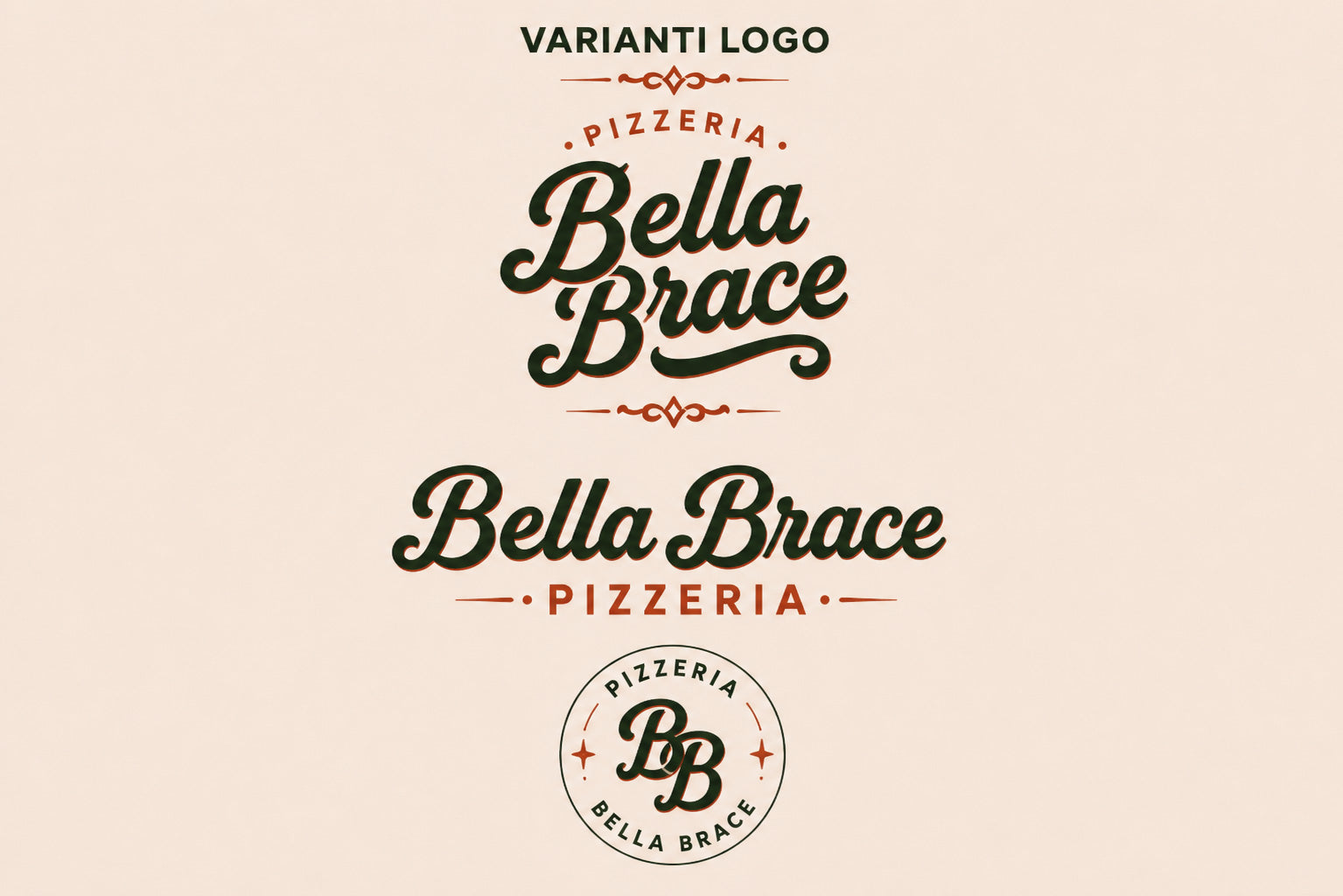 BELLA BRACE - BRAND IDENTITY PIZZERIA
