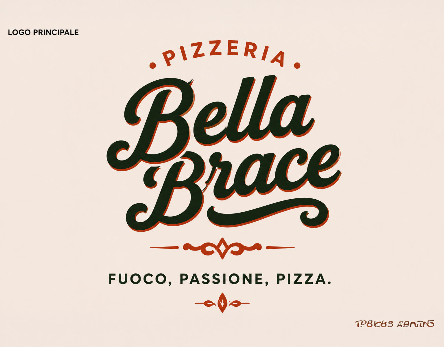 BELLA BRACE - BRAND IDENTITY PIZZERIA