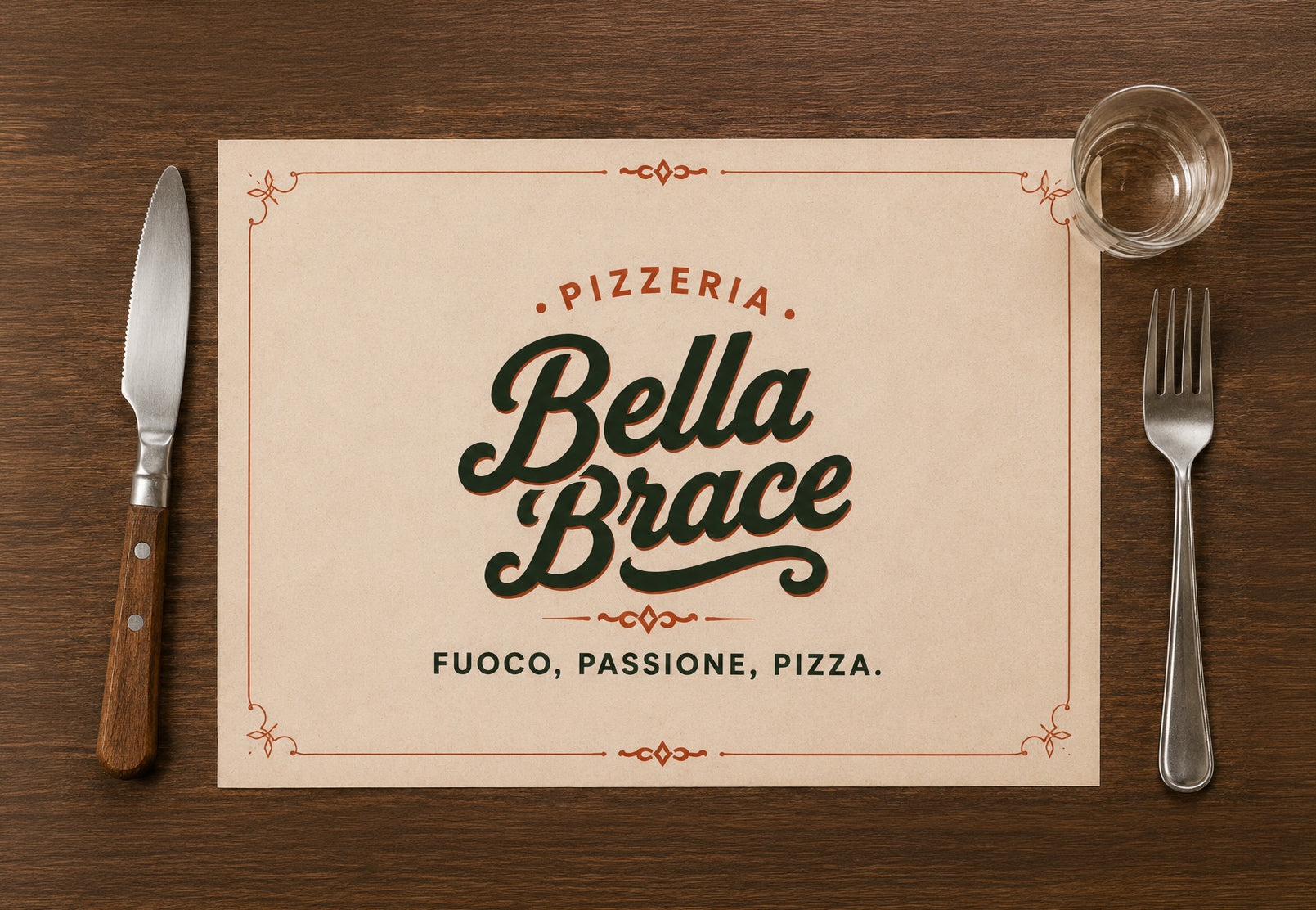 BELLA BRACE - BRAND IDENTITY PIZZERIA