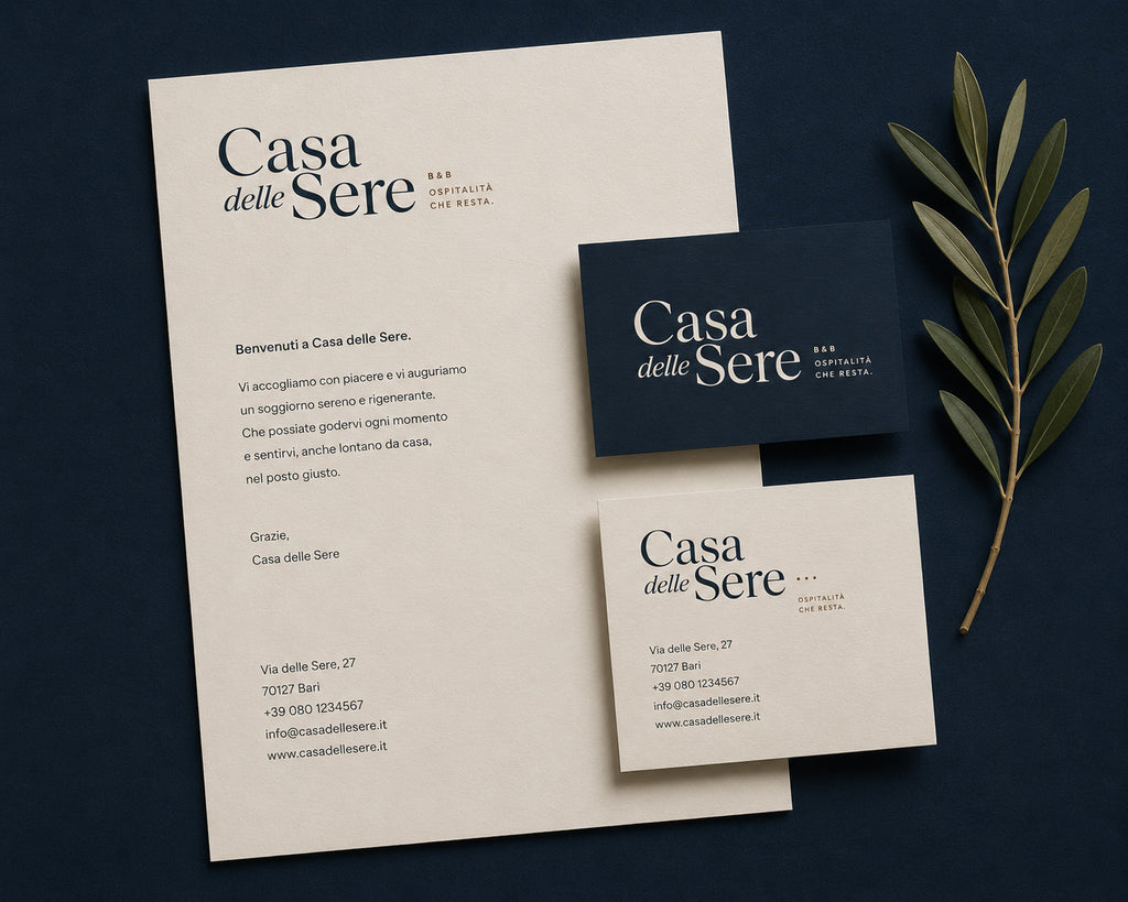 CASA DELLE SERE - BRAND IDENTITY B&B