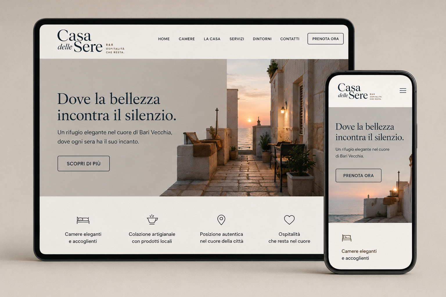 CASA DELLE SERE - BRAND IDENTITY B&B
