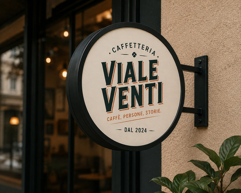 VIALE VENTI - BRAND IDENTITY CAFFETTERIA BAR