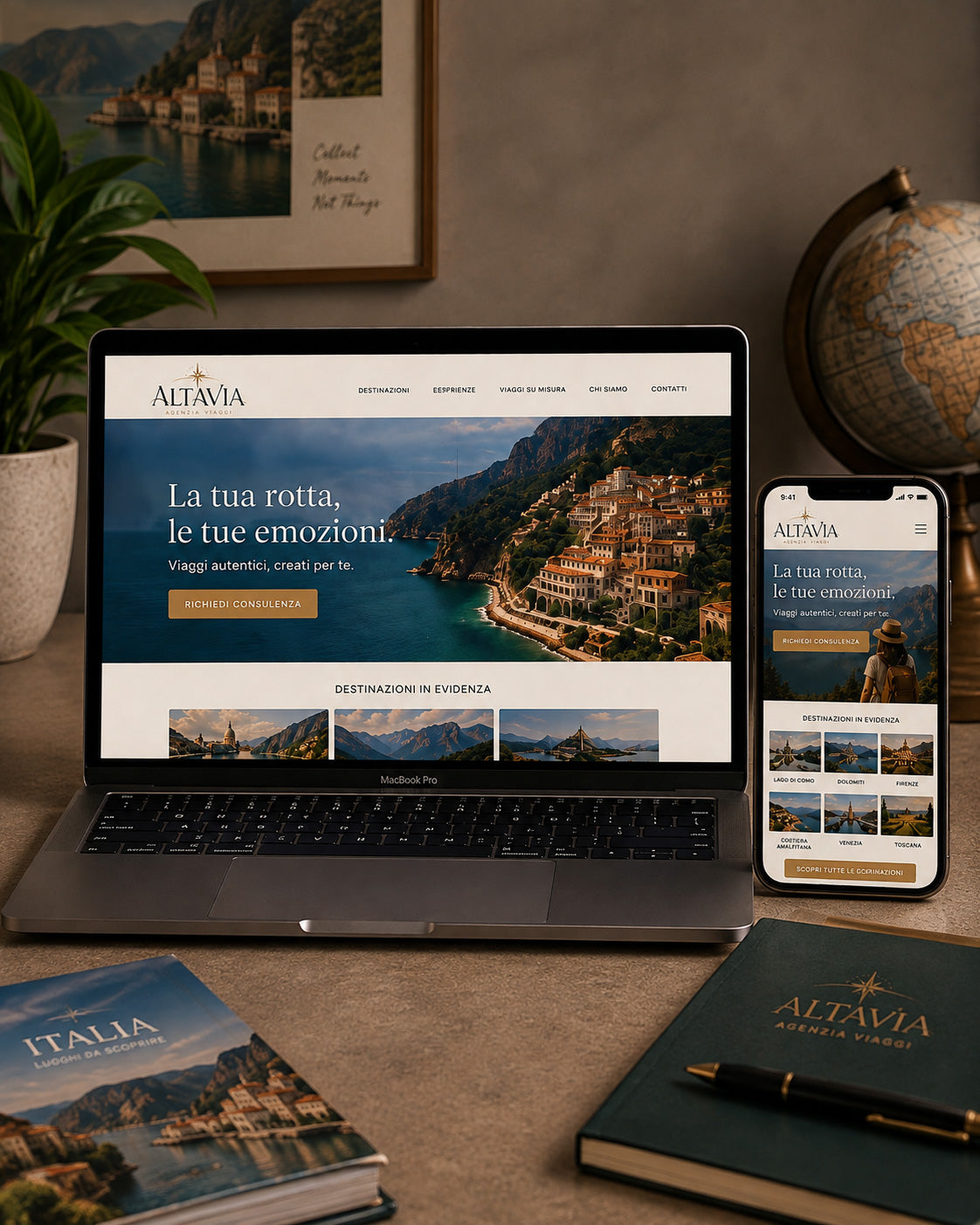 ALTAVIA - BRAND IDENTITY AGENZIA VIAGGI