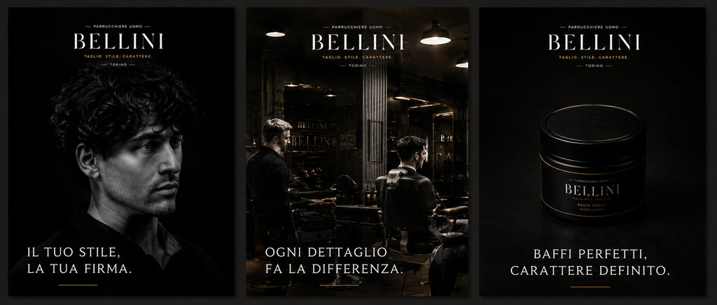 BELLINI - BRAND IDENTITY PARRUCCHIERE UOMO