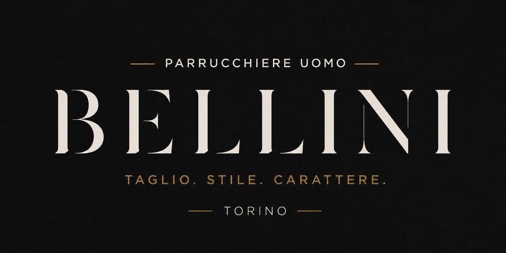 BELLINI - BRAND IDENTITY PARRUCCHIERE UOMO