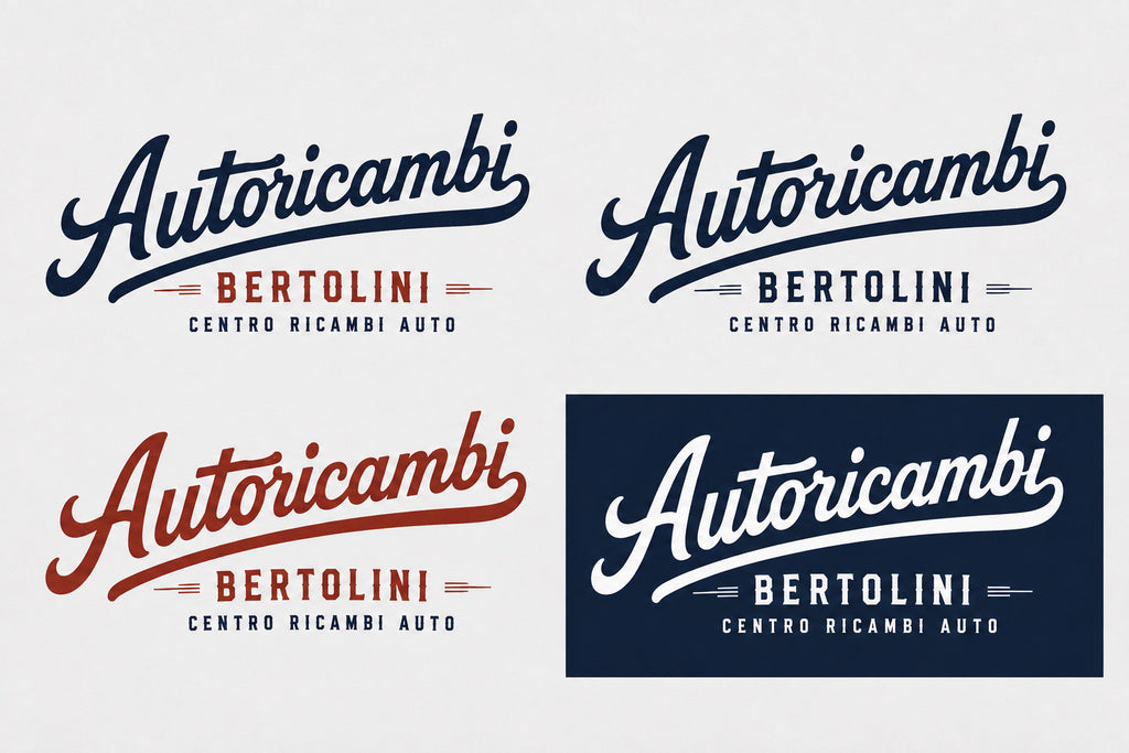 AUTORICAMBI BERTOLINI - BRAND IDENTITY CENTRO AUTORICAMBI