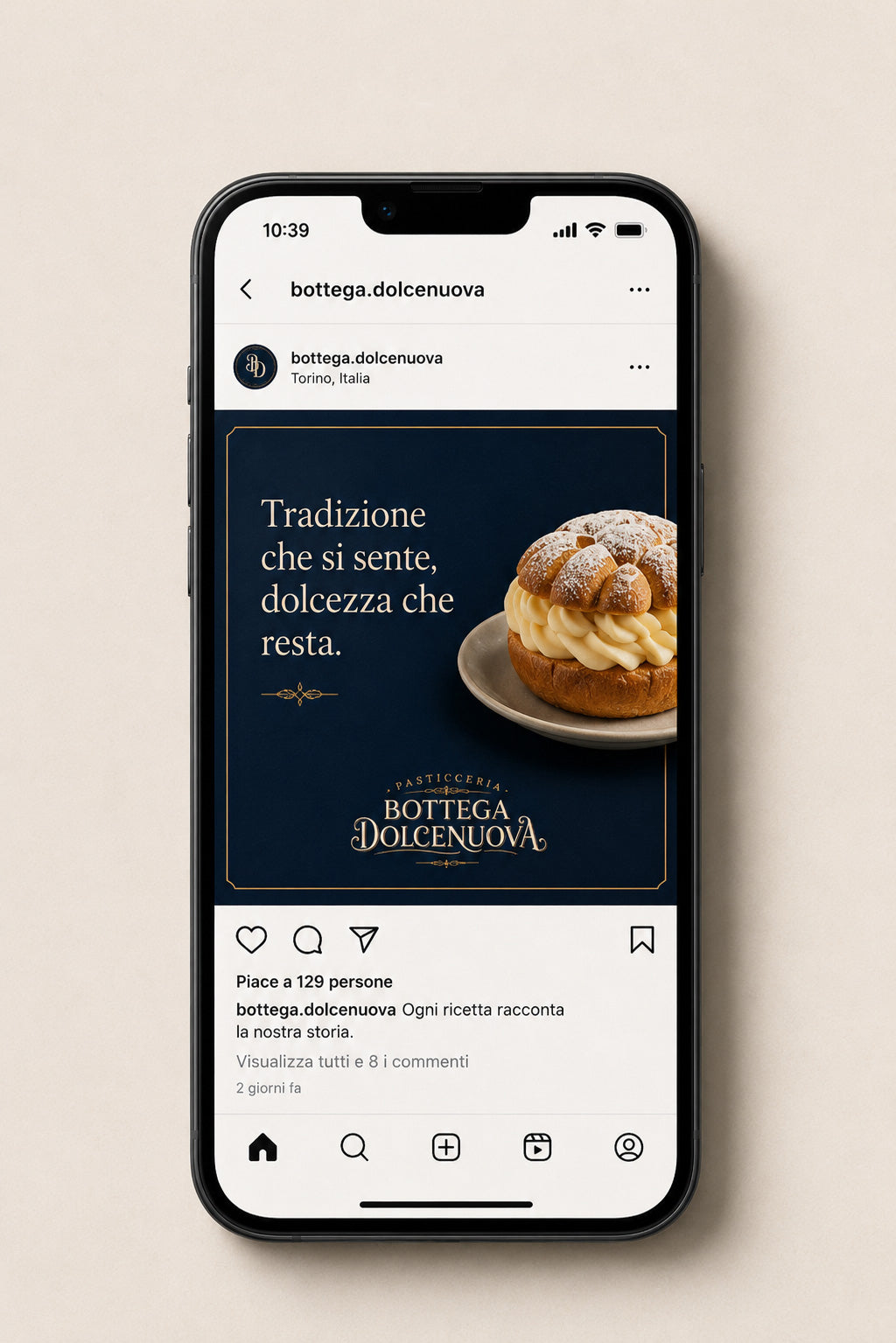 BOTTEGA DOLCENUOVA - BRAND IDENTITY PASTICCERIA