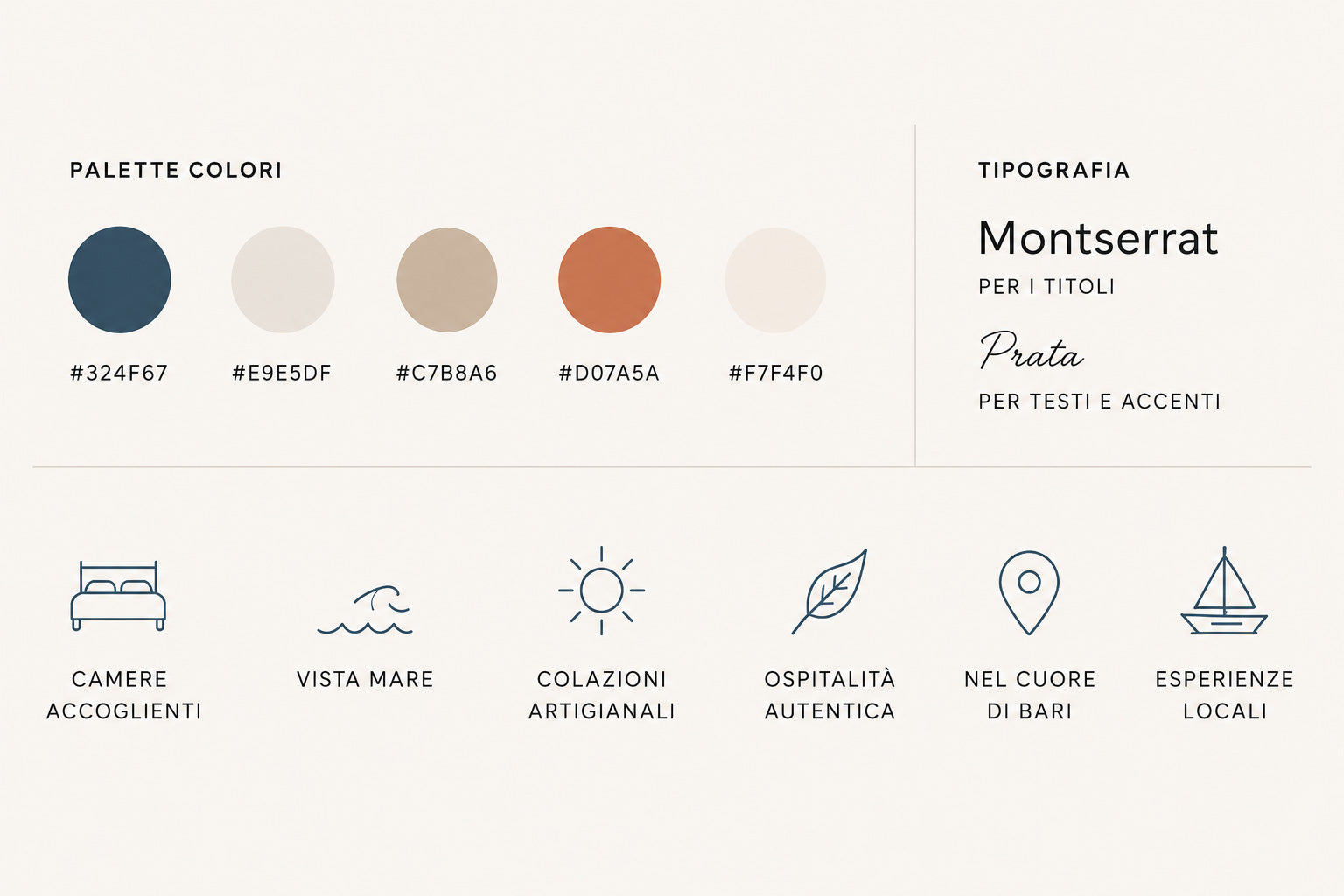 CASA LEVANTE - BRAND IDENTITY B&B