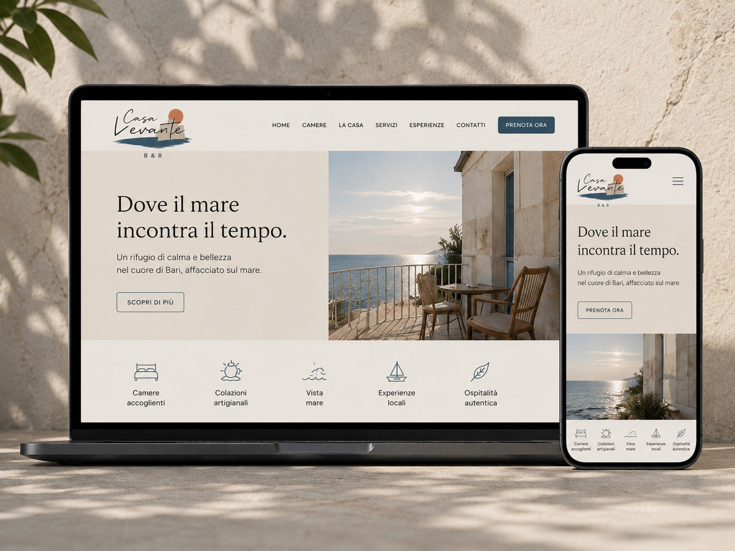 CASA LEVANTE - BRAND IDENTITY B&B