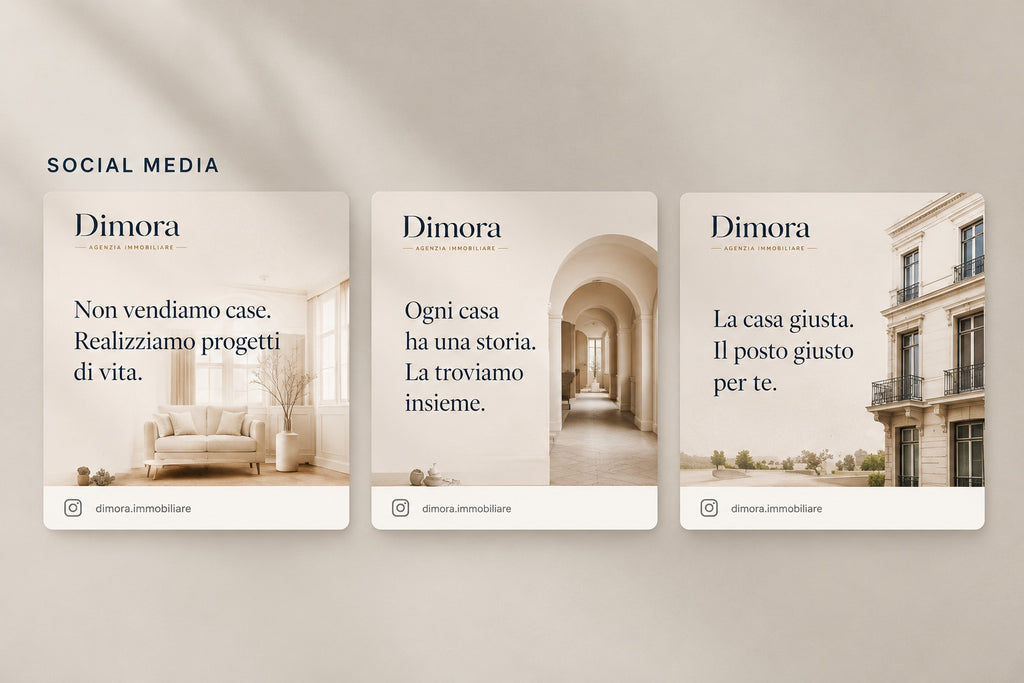 DIMORA - BRAND IDENTITY AGENZIA IMMOBILIARE