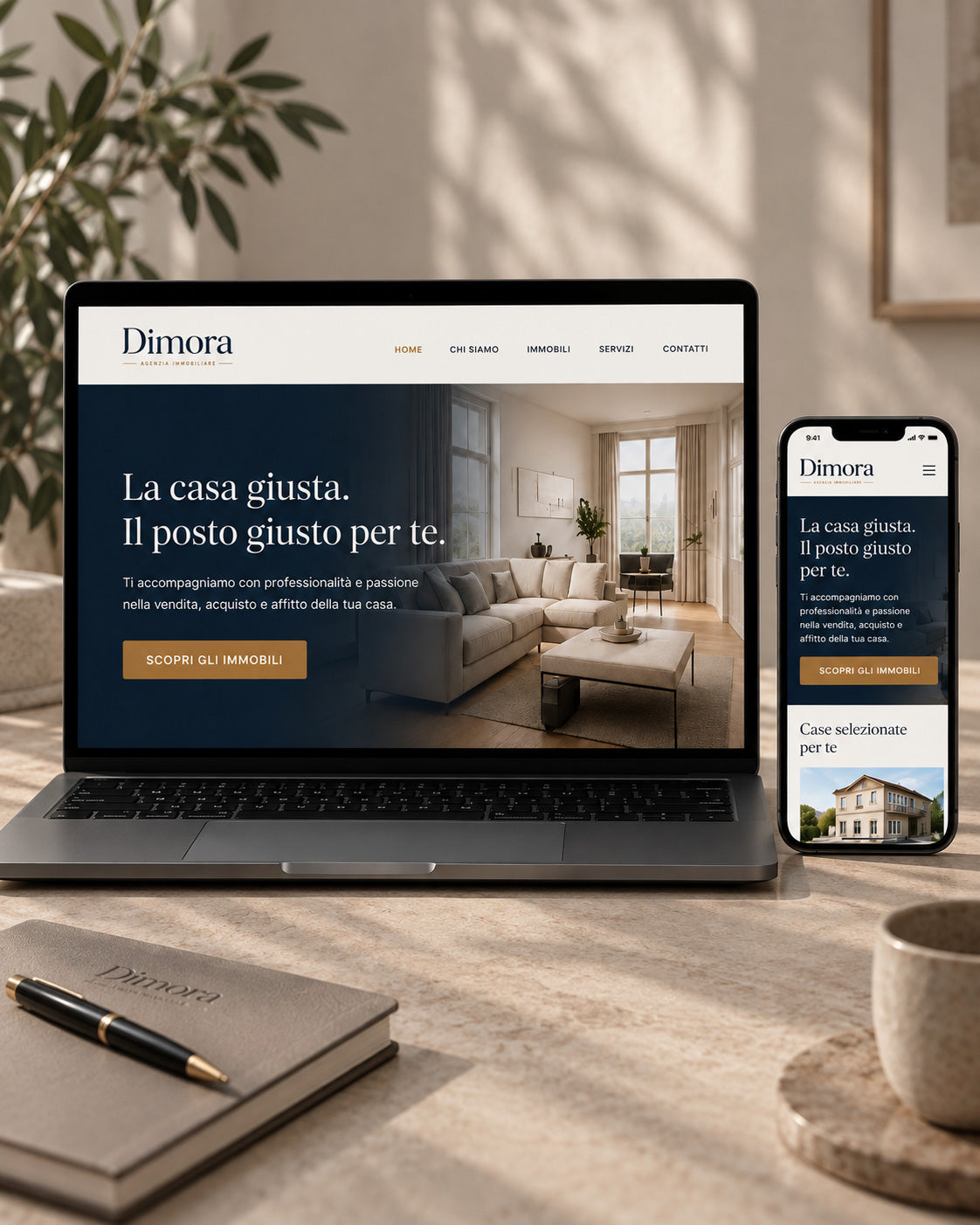 DIMORA - BRAND IDENTITY AGENZIA IMMOBILIARE