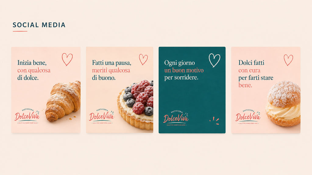 DOLCEVIVA - BRAND IDENTITY PASTICCERIA