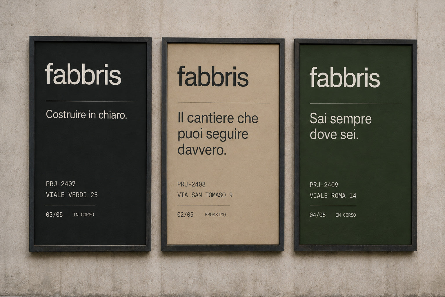 FABBRIS - BRAND IDENITY AZIENDA EDILE