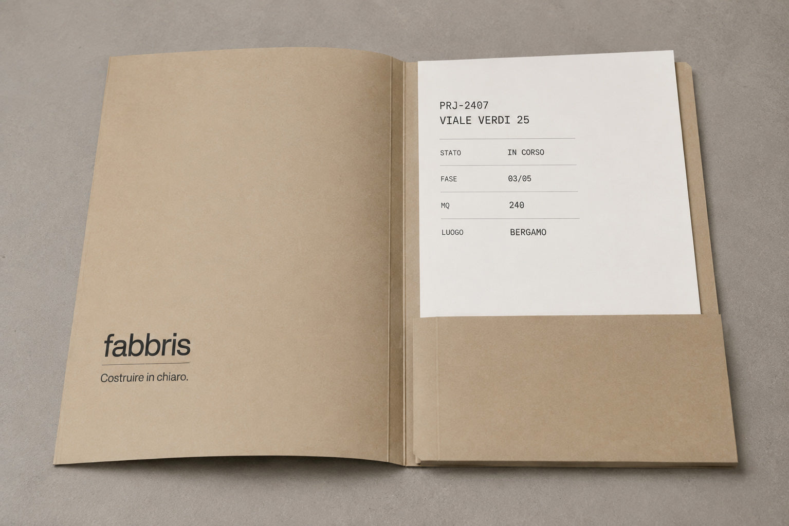 FABBRIS - BRAND IDENITY AZIENDA EDILE