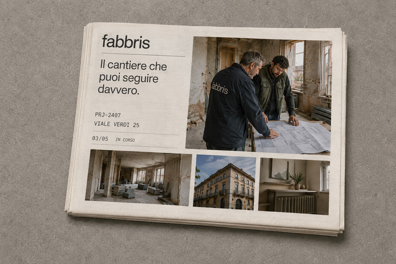 FABBRIS - BRAND IDENITY AZIENDA EDILE