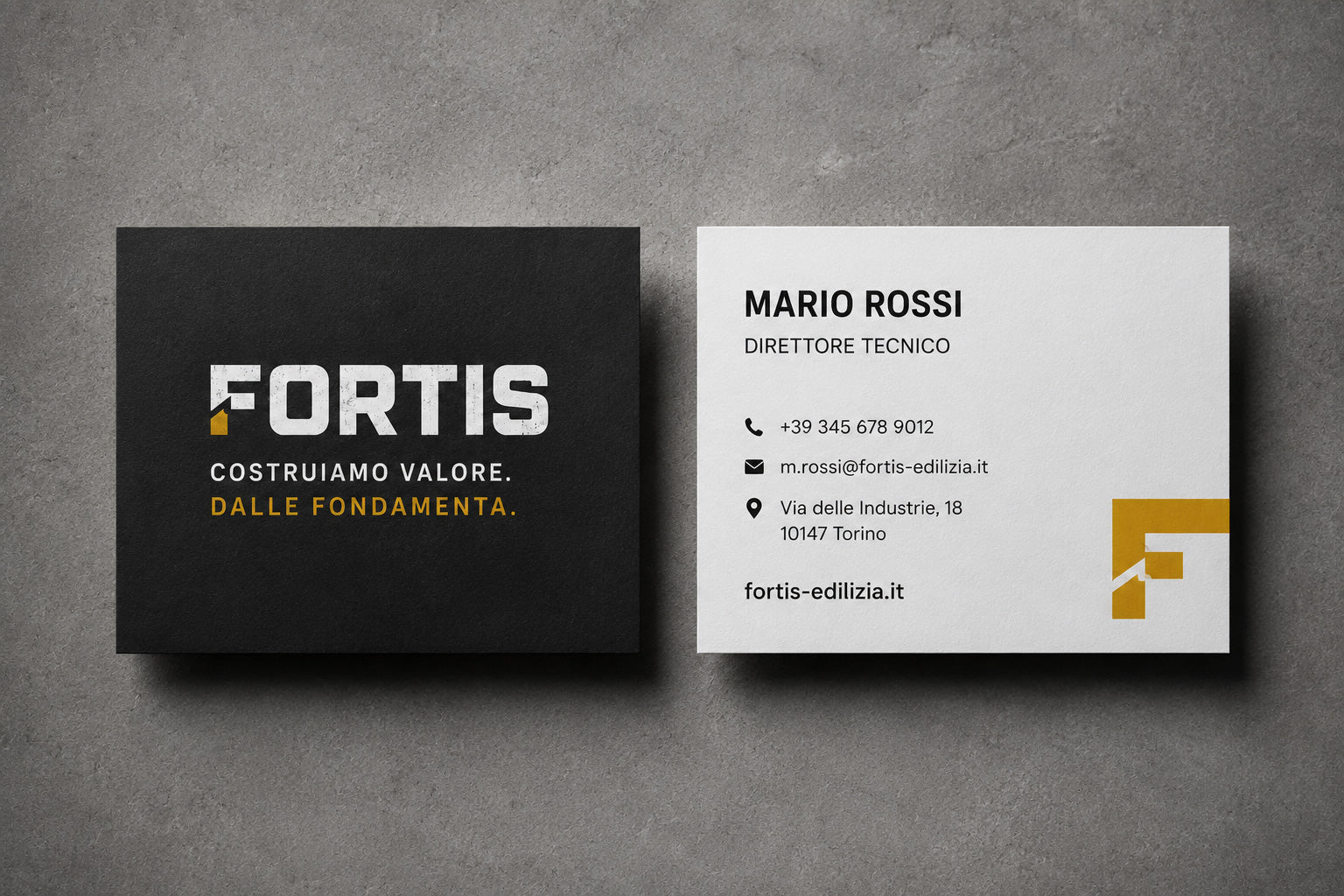 FORTIS - BRAND IDENTITY IMPRESA EDILE