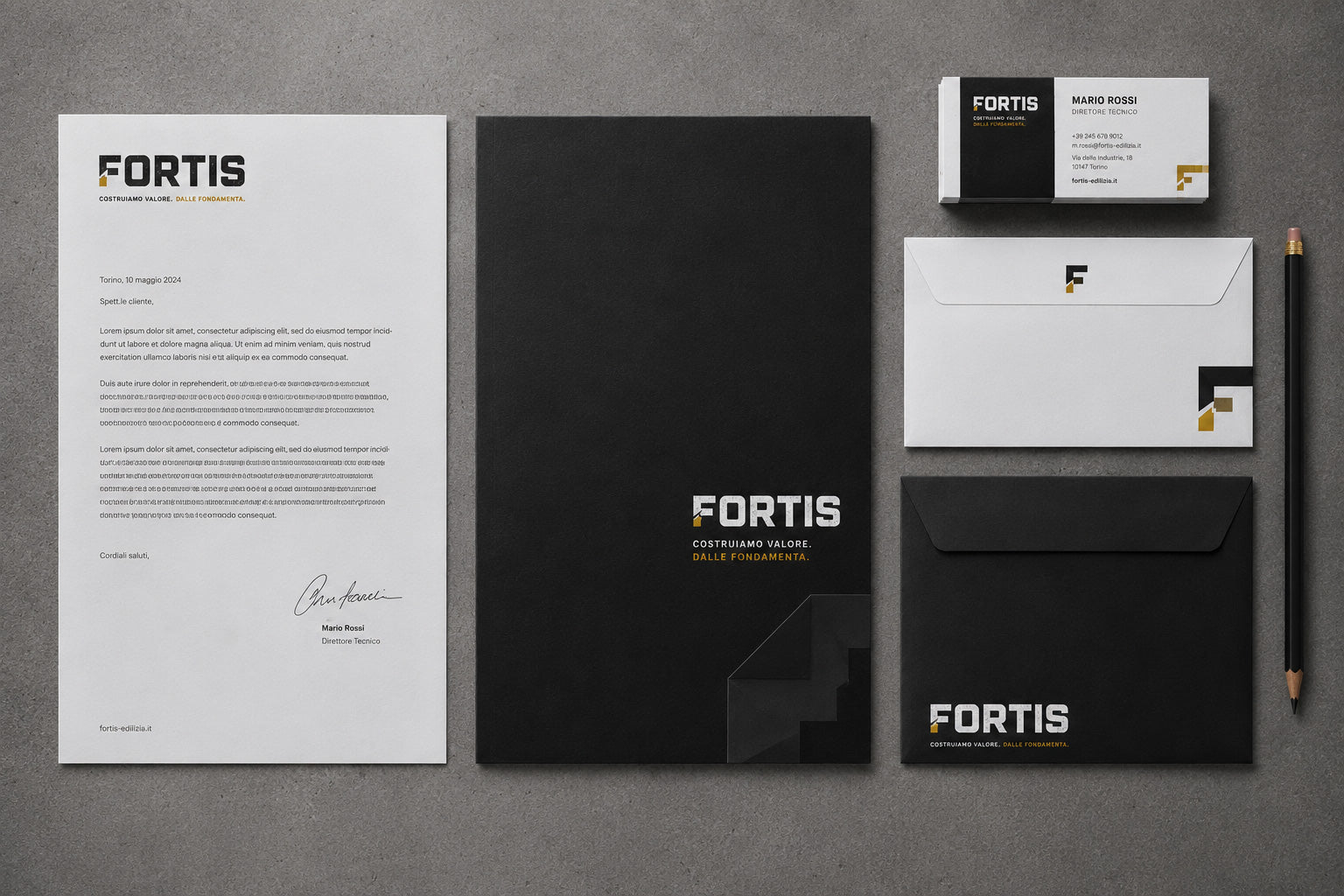 FORTIS - BRAND IDENTITY IMPRESA EDILE