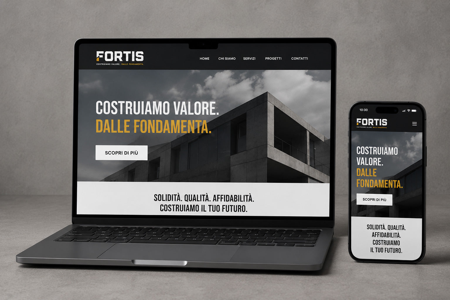 FORTIS - BRAND IDENTITY IMPRESA EDILE