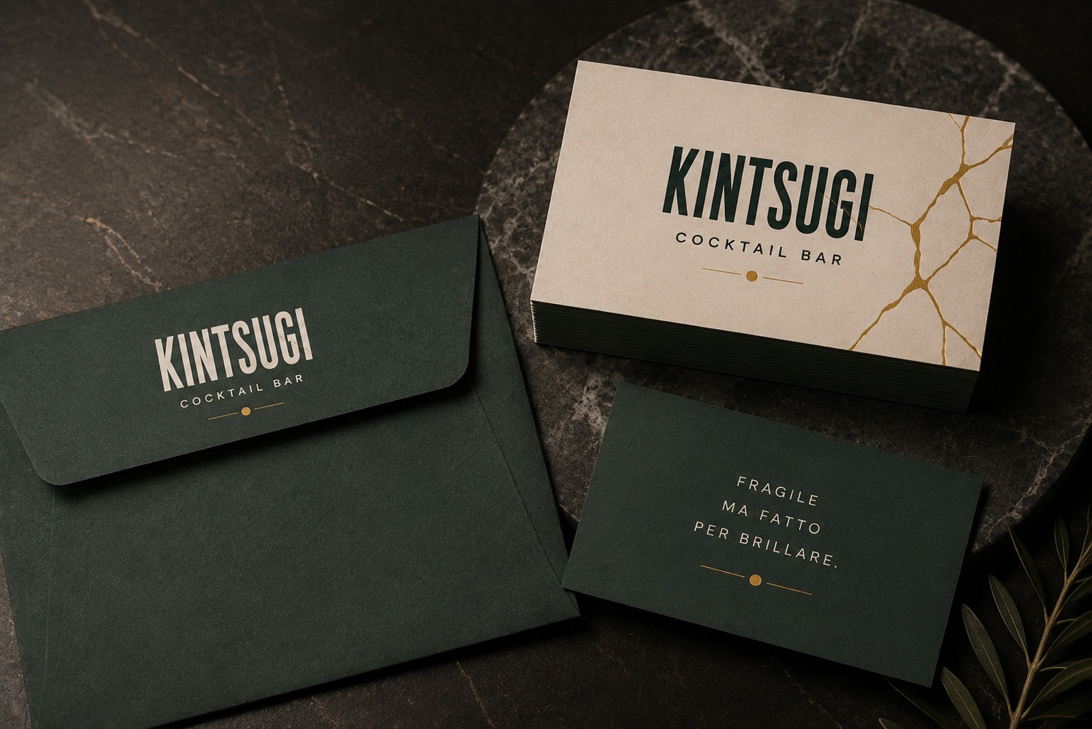 KINTSUGI - BRAND IDENTITY COCKTAILBAR