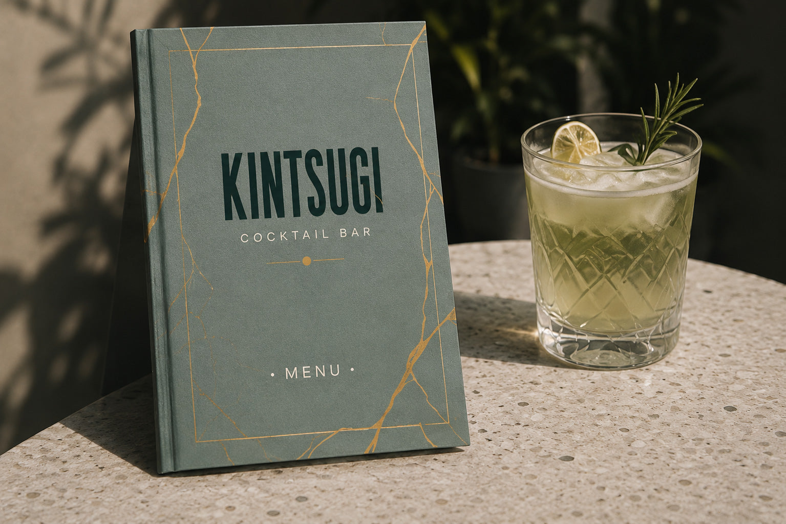 KINTSUGI - BRAND IDENTITY COCKTAILBAR