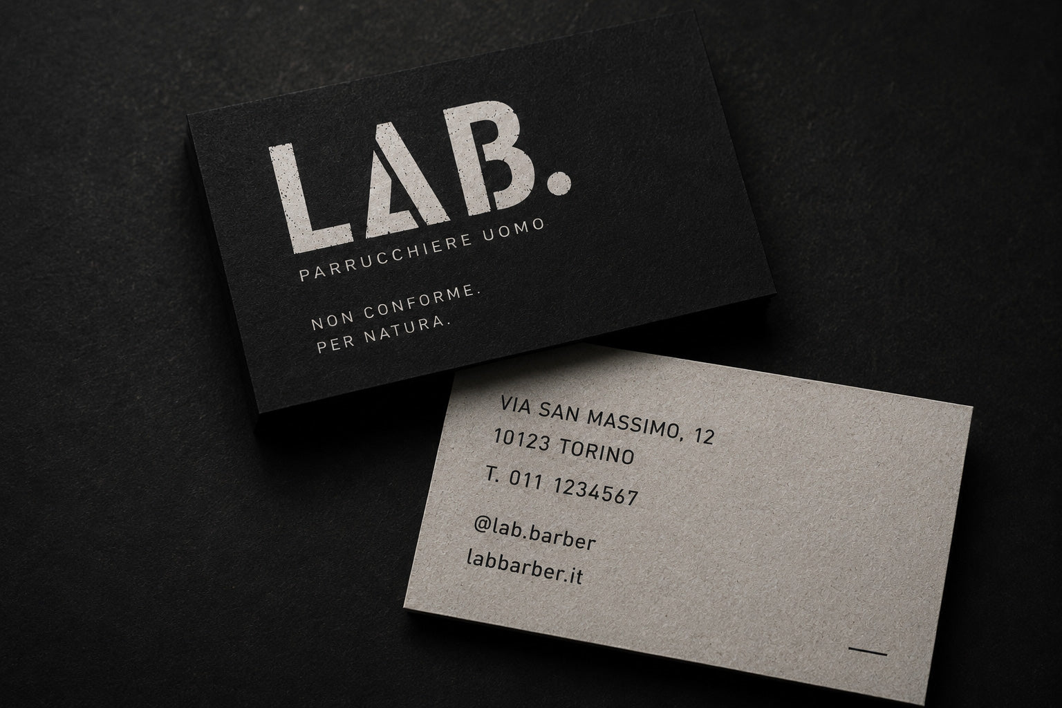 LAB - BRAND IDENITY PARRUCCHIERE BARBIERE UOMO