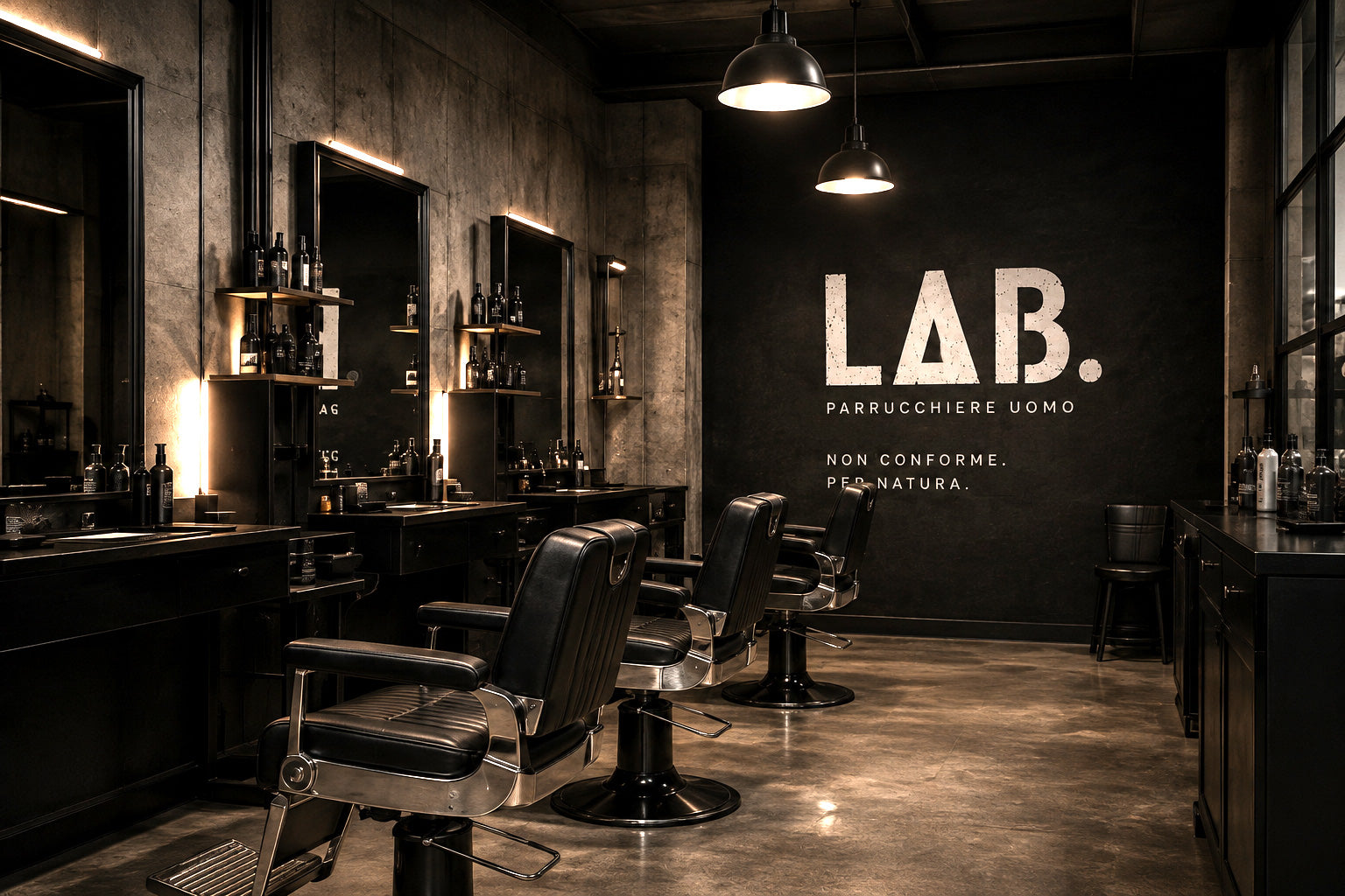 LAB - BRAND IDENITY PARRUCCHIERE BARBIERE UOMO