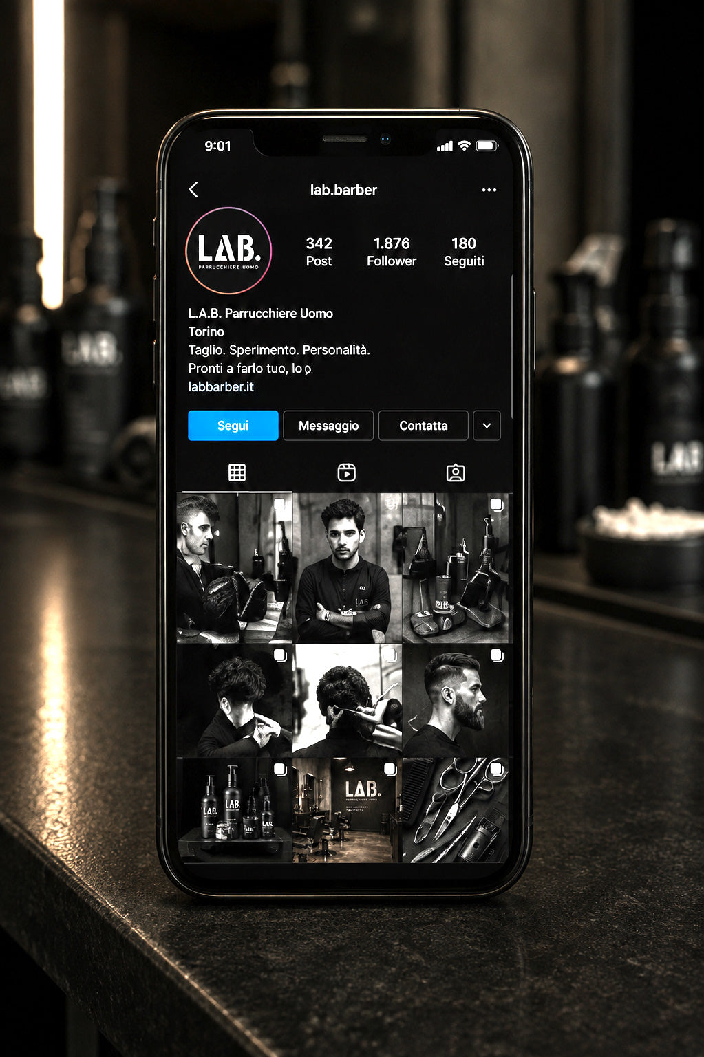 LAB - BRAND IDENITY PARRUCCHIERE BARBIERE UOMO