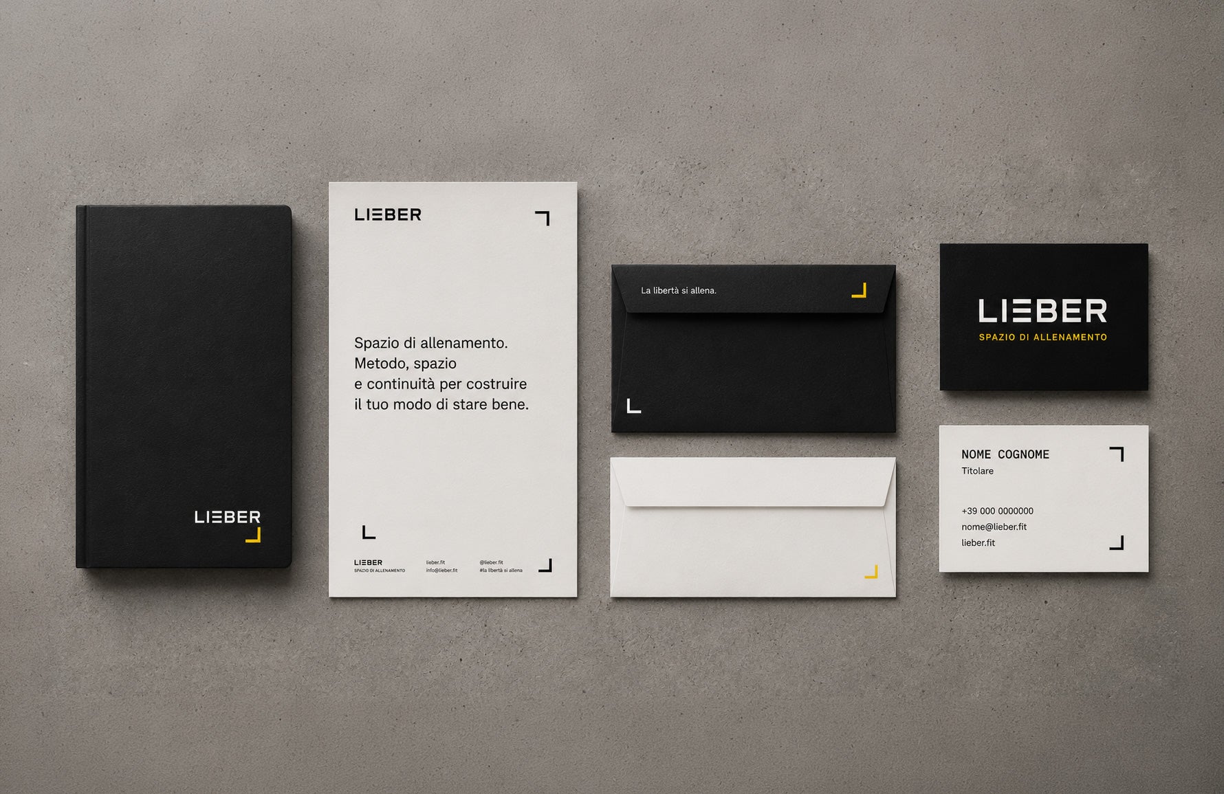 LIEBER - BRAND IDENTITY PALESTRA