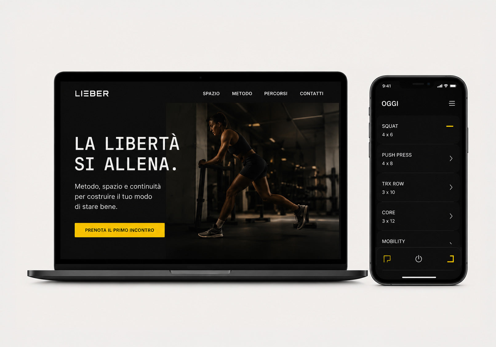 LIEBER - BRAND IDENTITY PALESTRA