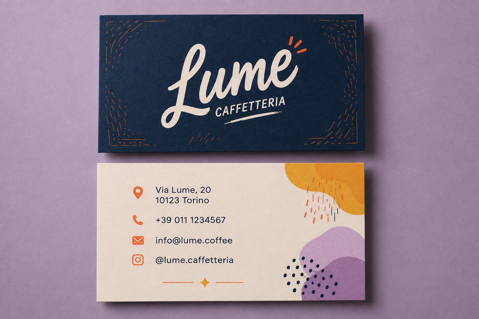 LUME - BRAND IDENTITY CAFFETTERIA BAR