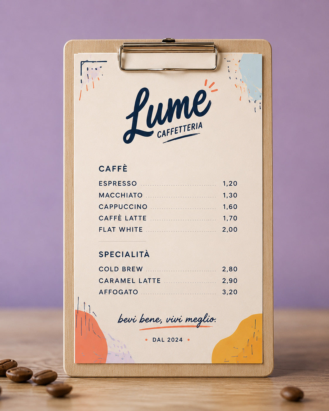 LUME - BRAND IDENTITY CAFFETTERIA BAR