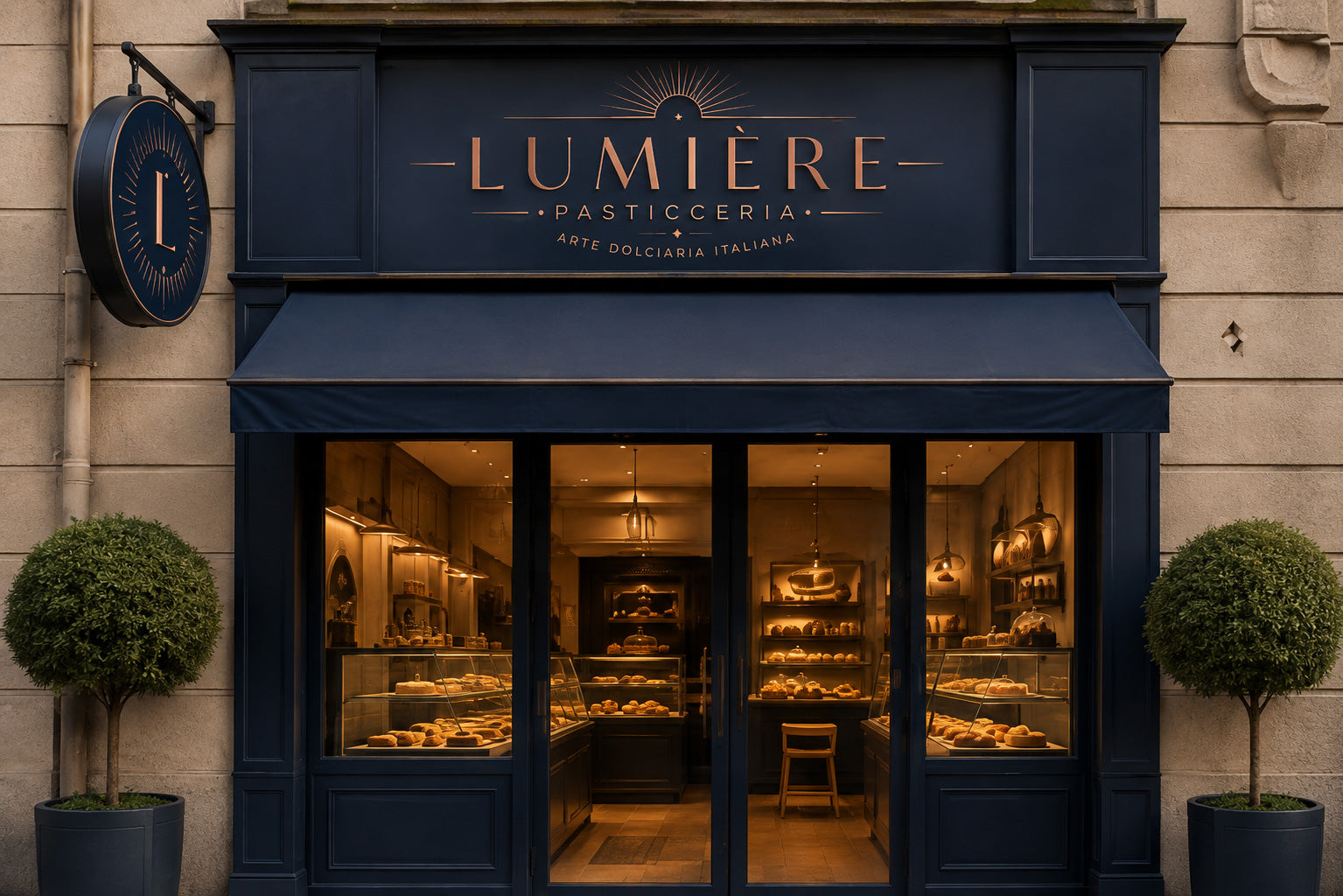 LUMIERE - BRAND IDENTITY PASTICCERIA