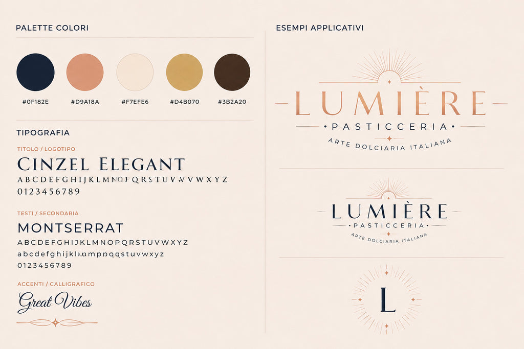 LUMIERE - BRAND IDENTITY PASTICCERIA