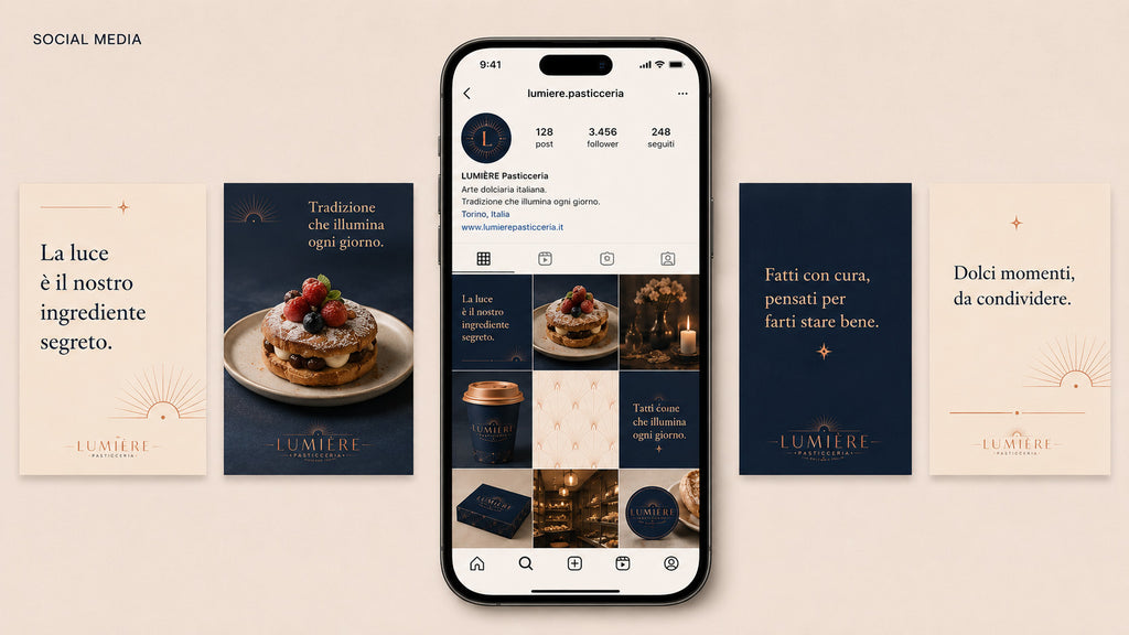 LUMIERE - BRAND IDENTITY PASTICCERIA