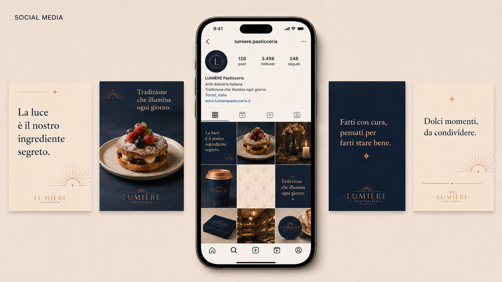 LUMIERE - BRAND IDENTITY PASTICCERIA